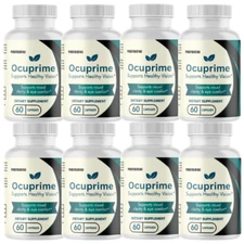 Ocuprime Nutritional Supplement Support for Eye Function & Wellness, 8 Bottles