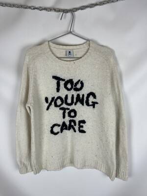 DropDead too young too care big logo skate sweater