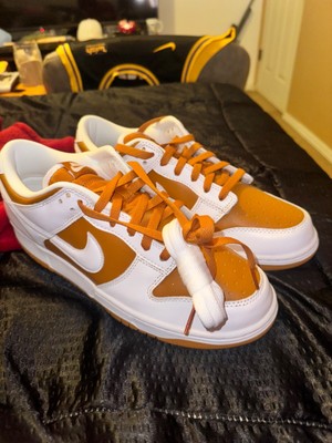 Brown and White touch Nike Dunks (Basketball) (Stylish Shoes) (Nike) (Dunks)