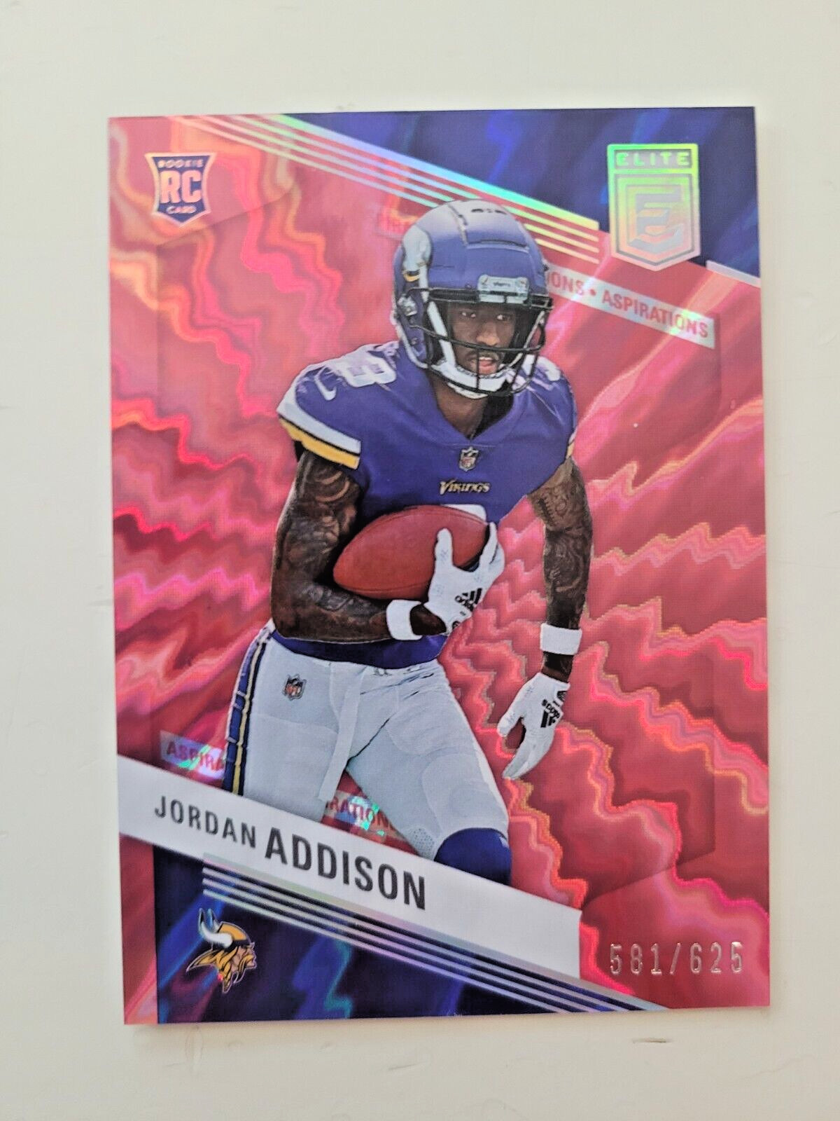2023 Panini Donruss Elite - Rookies Aspirations Shimmer #157 Jordan Addison /625