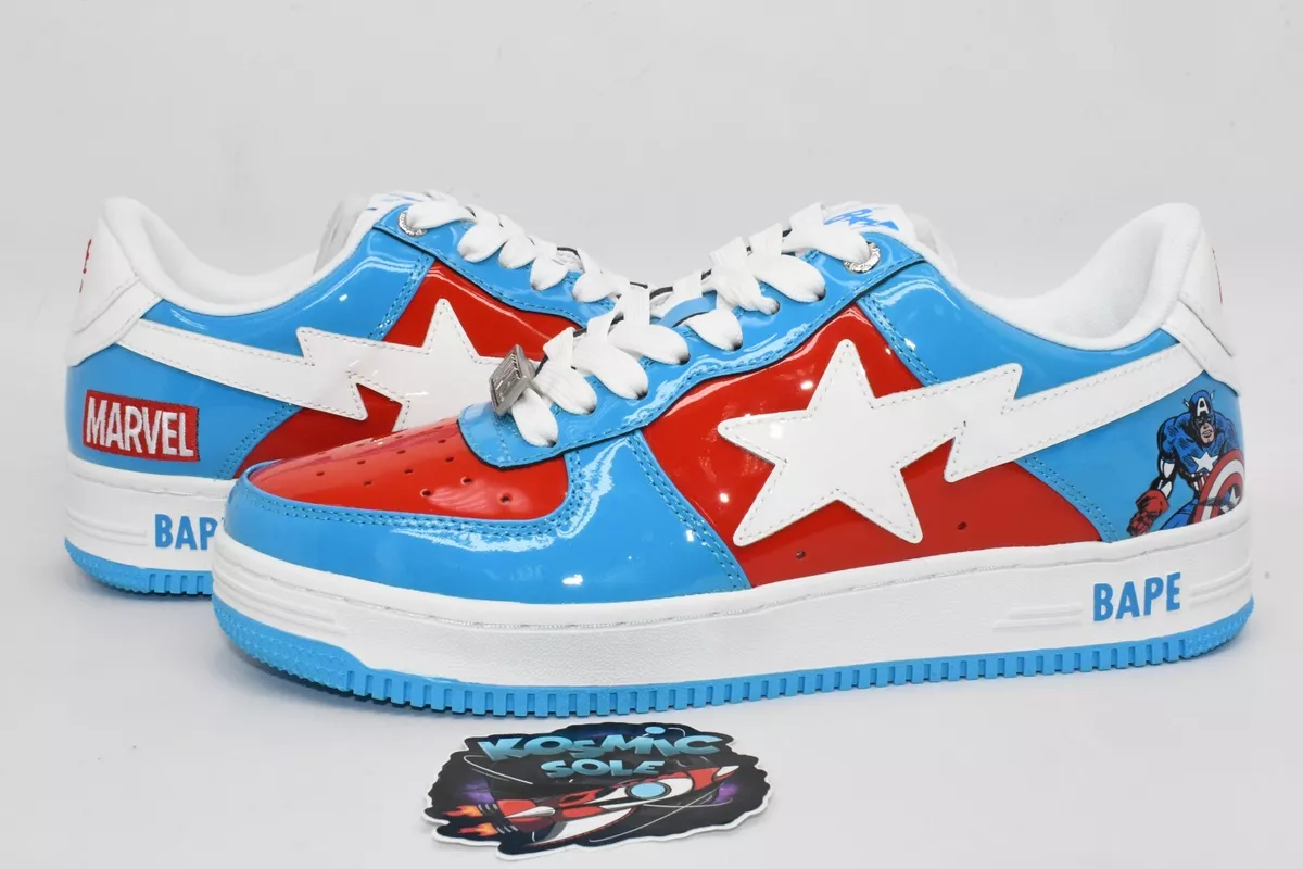 A Bathing Ape Bape Sta Marvel Comics Captain America Size 9
