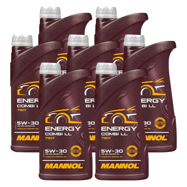 7X1 Liter Mannol Energy Combi LL 5W-30 MotoröL MN7907 API SN Acea C3-image