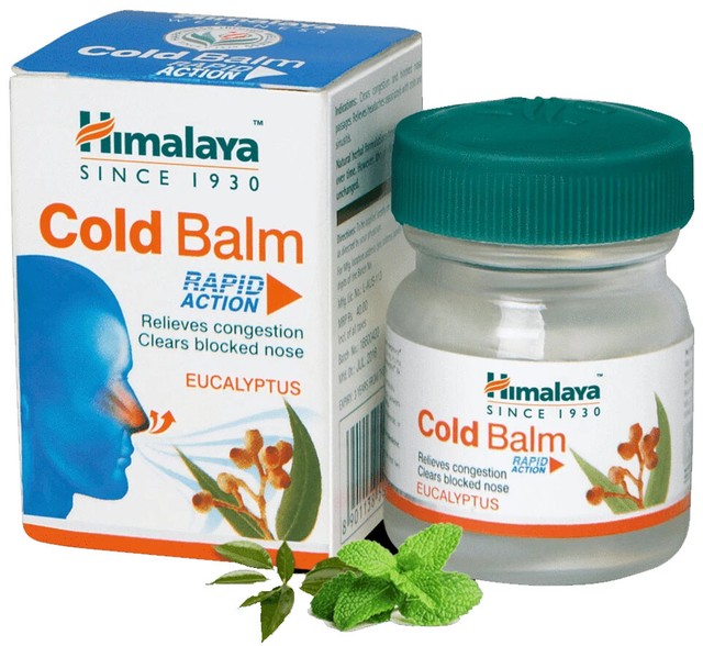 Cold Balm Himalaya Relieves nasal & chest congestion clears blocked nose 45gm eBay