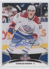 2016-17 Upper Deck AHL Auto SP Charles Hudon #112 Auto 19xn