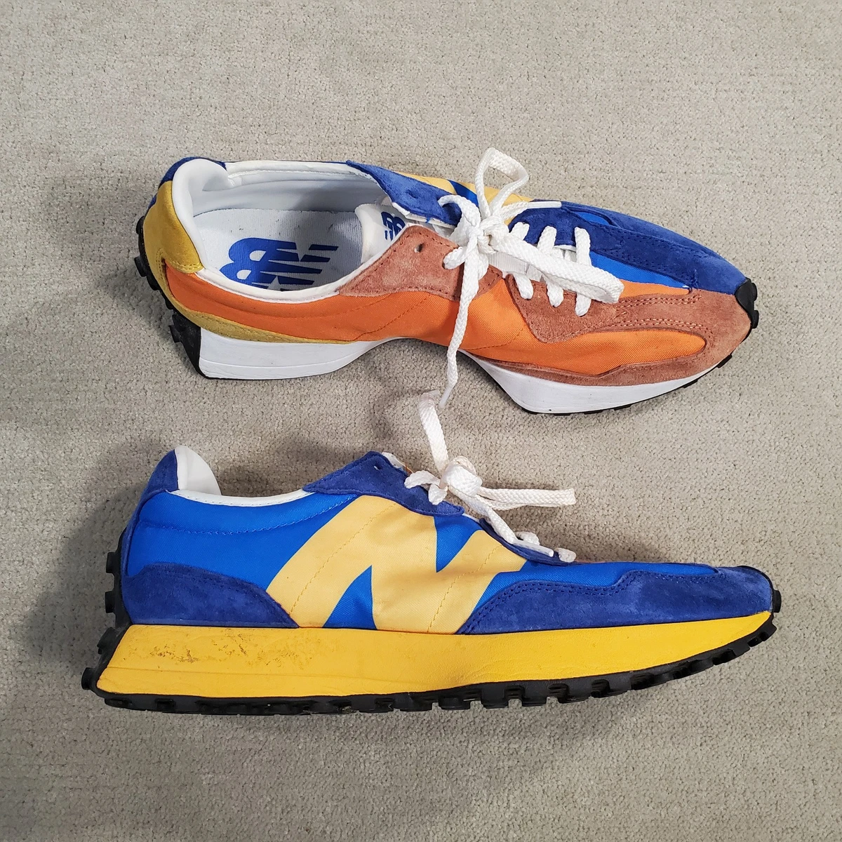 New Balance 327 Marine Blue Orange for sale | eBay
