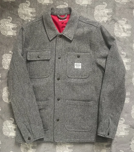 Veste de corvée rouge Supreme Woolrich construite