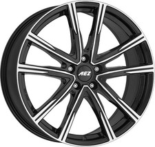 4x Alufelgen AEZ Montreal dark für VOLKSWAGEN Cross Polo 6R 18 Zoll Felgen