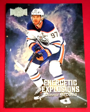 2023-24 CONNOR McDAVID Energetic Explosions Edmonton Oilers EE-1 Metal Universe