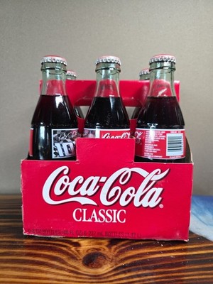 テレキャス型　ボディ　Coca-Cola コカコーラ 1996 Ricky Rudd Nascar 8oz Unopened Glass Coca-Cola Bottles w