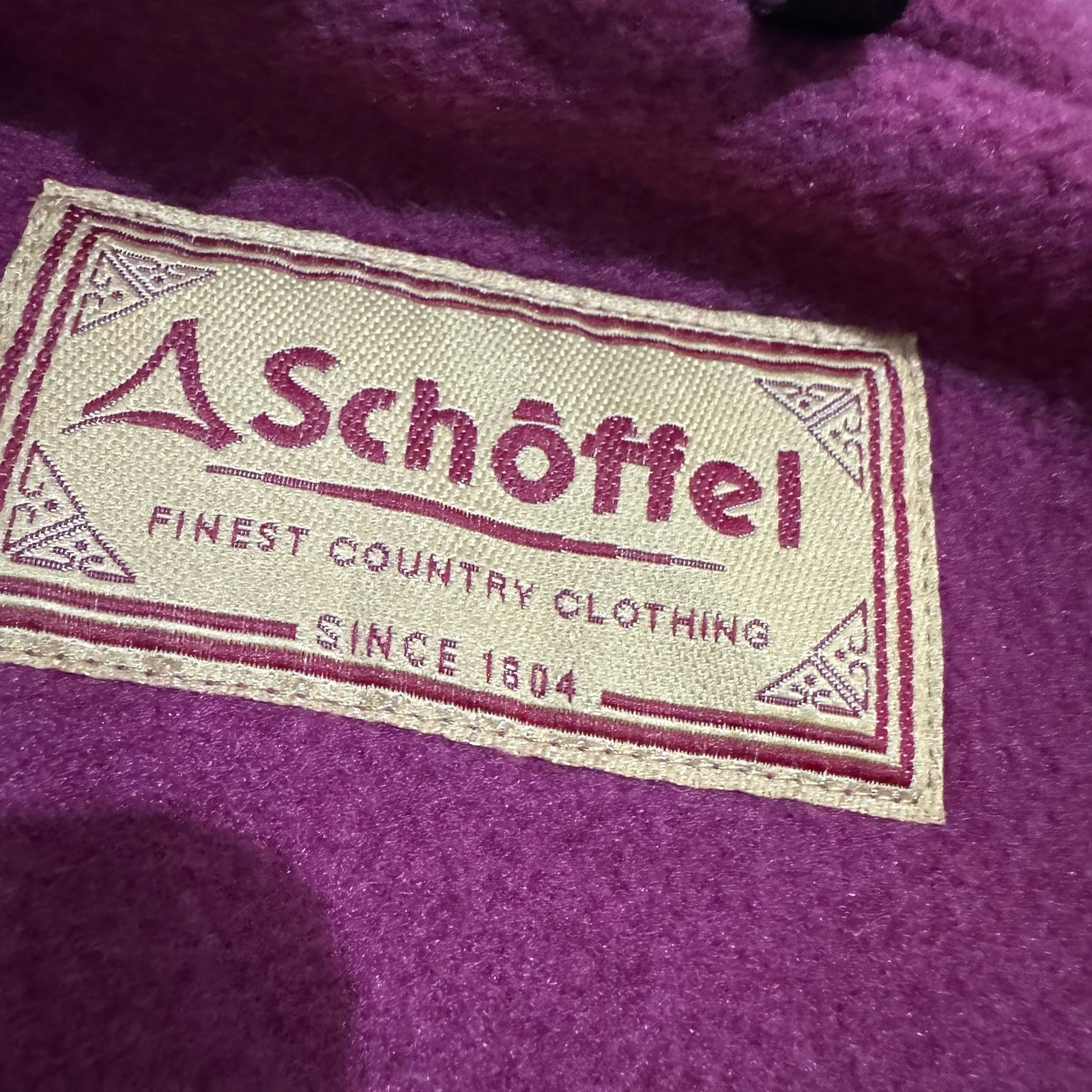 SCHOFFEL Gilet Men's Size 42 Oakham Fleece Burgundy Polartec Vest Country image 8