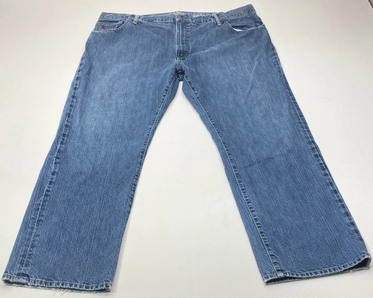 Jeans jeans reto vintage Ralph Lauren Hampton masculino 44B x 30 azul 7921 - Imagem 2 de 4