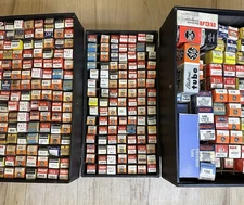 VTG LOT OF 290 ELECTRON VACUUM TUBES W/ CASE RCA SYLVANIA GE ARCTURUS & MORE