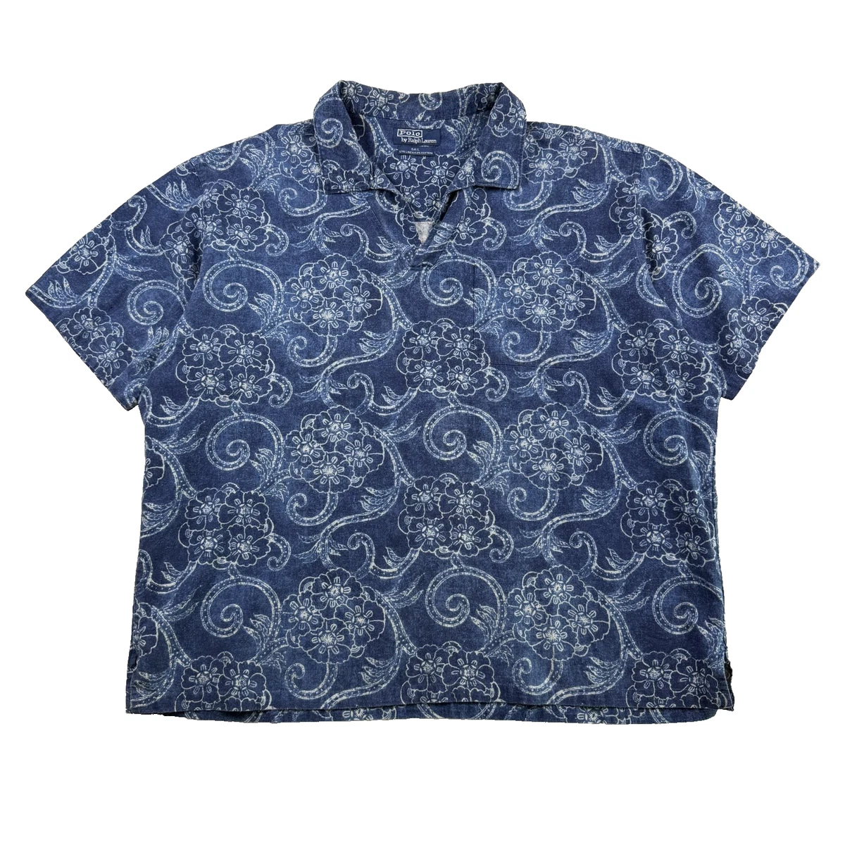 Polo Ralph Lauren Paisley Short Sleeve Casual Button-Down Shirts