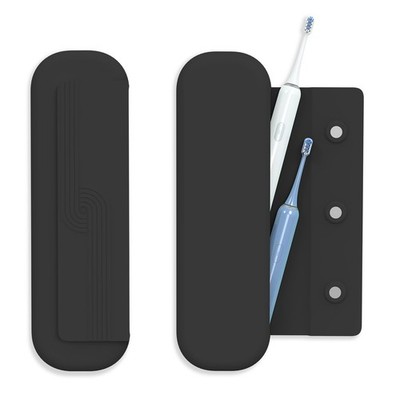 Silicone Toothbrush Travel Case, & Manual Toothbrush Travel Cover for Men and...