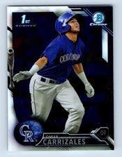 2016 Bowman Chrome Prospects Omar Carrizales Colorado Rockies #BCP58