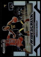 2022 Panini Prizm Draft Picks Keegan Murray #WS-KM Widescreen Prizms Silver
