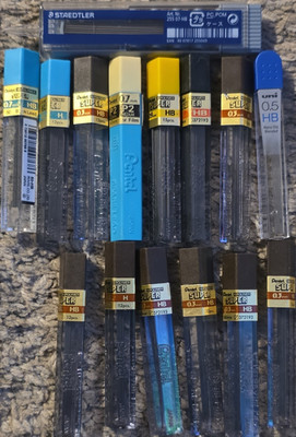 Pentel HI-POLYMER SUPER Mechanical Pencil Lead Refills