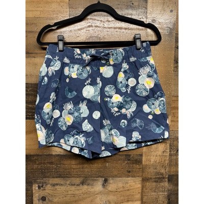 The North Face Womens Class V Shorts Navy Blue Jellyfish Print Size M 3 Inch