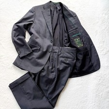 Kent Ave Loro Piana Suit Setup Gray Stripe M
