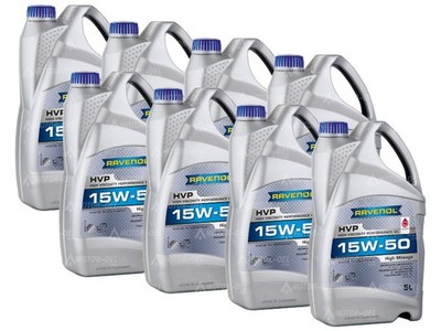 40 (8x5) Liter RAVENOL HVP High Viscosity Performance Oil SAE 15W