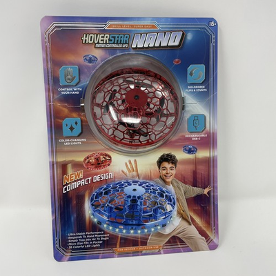 #ad Hover Star Nano Motion Controlled UFO Toy – Hand Control Red Drone $19.99