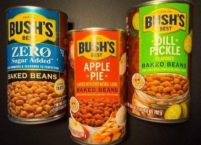 3X LIMITED EDITION - BUSH'S BAKED BEANS - Apple Pie, Dill Pickle, Zero Sugar