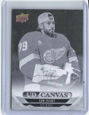 2025-26 Upper Deck UD Canvas Black #C-202 Cam Talbot Detroit Red Wings