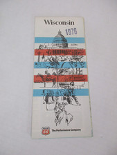 NOS Stamped Vintage 1976 Phillips 66 Wisconsin Gas Station Travel Road Map-CBB