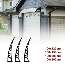 Vordach Pultvordach Haus 120-300cm Überdachung Haustürvordach Fenster Türvordach