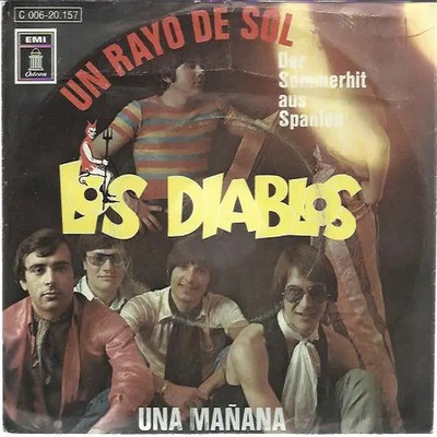 Los Diablos Un Rayo De Sol Vinyl Single 7inch Odeon Records