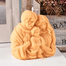 Nativity Scene Mold Jesus Family Mold Nativity Soap Mold Jesus Resin Casting Mol