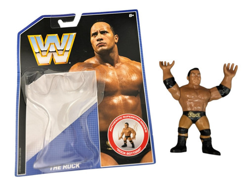 The Rock WWE Hasbro Retro Series 2 Loose Action Fi...