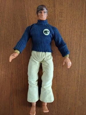 Vintage 1971 Mattel Big Jim Wolf Pack Commander 10  Action Figure