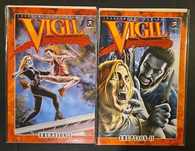 Vigil: Eruption #1-2 (Millennium Publications Aug-Sep 1996) - Bagged And Boarded