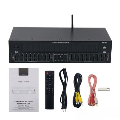 EQ8000 EQ Equalizer BT5.4 Optical Fiber Coaxial Digital Audio Decoder Processor