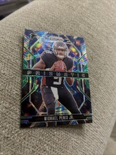 2024 Prizm Prizmatic Wave Green Prizm Michael Penix Jr. #10 Falcons RC