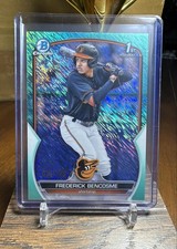 2023 Bowman - Chrome Prospects Frederick Bencosme #BCP-35 Aqua Shimmer Refractor