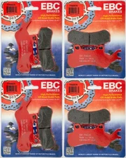 EBC X Series Front + Rear 4 Sets Brake Pads for CAN AM Maverick X3 (All X3)