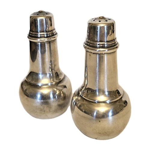 Salt & Pepper Shakers International Silver Plate Vintage Mid Century 6" - Picture 2 of 5