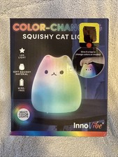 Squishy Cat Multi Color Changing Light - Fun For Kids Bedroom - Wireless
