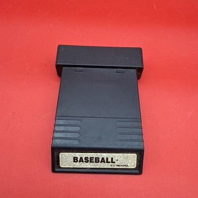 Atari 2600: Baseball Cartridge - Classic Arcade White Label - M-Network - TESTED