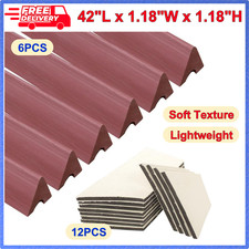 Scott Edward Billiards K66 Rubber Bumpers Pool Table Rail Cushions Set of 18 