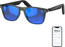 Bluetooth Sunglasses for Men/Women, AI Translator, 11H Battery Life, Polarized L