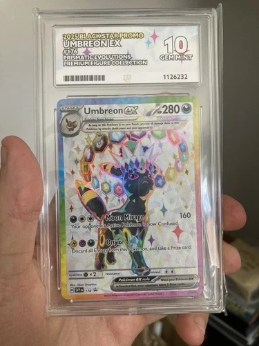 Pokémon TCG Umbreon EX 176 Promo. ACE GEM MINT 10. Perfect sub grades.