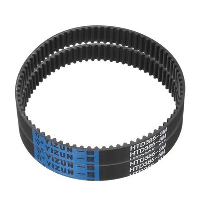 2pcs HTD-5M Rubber Timing Belt 77 Teeth 385mm Pitch Length x 15mm Width