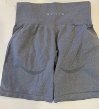 NVGTN Women s Seamless Athletic Shorts Grey S...