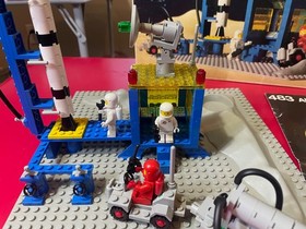 LEGO VINTAGE SPACE 483 - ALPHA-1 ROCKET BASE - COMPLETE WITJ BOX INSTR INSERTS-2