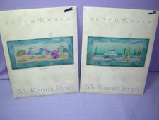 2 McKenna Ryan Beach Walk Quilt Patterns Uncut