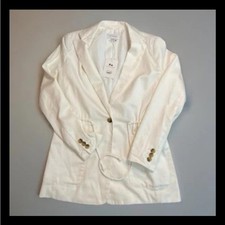 Free Assembly Beige Drawcord Blazer NWT Size S