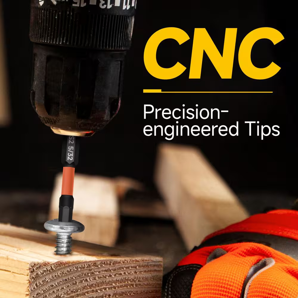 Impact Hex Head Allen Wrench Drill Bit Set (20-Piece) with Case